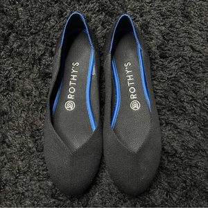 Rothy’s (Not original/These are made in USA) Flats Size Black/Blue